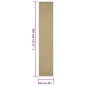 vidaXL Alfombra de sisal natural verde 66x350 cm vidaXL Alfombra de sisal natural verde 66x350 cm