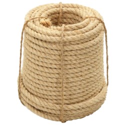 vidaXL Cuerda 100% sisal 20 mm 100 m