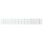 vidaXL Arriate de gaviones forma arco hierro galvanizado 600x100x100cm vidaXL Arriate de gaviones forma arco hierro galvanizado 600x100x100cm