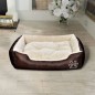 vidaXL Cama para perro con cojín acolchado talla L vidaXL Cama para perro con cojín acolchado talla L