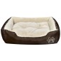 vidaXL Cama para perro con cojín acolchado talla L vidaXL Cama para perro con cojín acolchado talla L