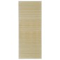 vidaXL Alfombra rectangular de bambú natural 80 x 200 cm vidaXL Alfombra rectangular de bambú natural 80 x 200 cm