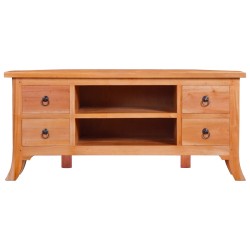 vidaXL Mueble para TV de madera maciza de caoba 100x40x45 cm