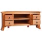 vidaXL Mueble para TV de madera maciza de caoba 100x40x45 cm