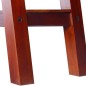 vidaXL Mesa consola clásica de madera maciza caoba marrón 90x30x75cm vidaXL Mesa consola clásica de madera maciza caoba marrón 90x30x75cm