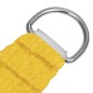 vidaXL Toldo de vela blanco HDPE 160 g/m² 4x4x5,8 m