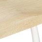 vidaXL Taburetes de cocina 2 unidades madera maciza de mango vidaXL Taburetes de cocina 2 unidades madera maciza de mango