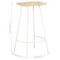 vidaXL Taburetes de cocina 2 unidades madera maciza de mango vidaXL Taburetes de cocina 2 unidades madera maciza de mango