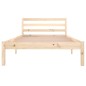 vidaXL Estructura de cama madera maciza de pino 100x200 cm vidaXL Estructura de cama madera maciza de pino 100x200 cm