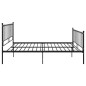 vidaXL Estructura de cama de metal negra 140x200 cm vidaXL Estructura de cama de metal negra 140x200 cm