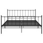 vidaXL Estructura de cama de metal negra 140x200 cm vidaXL Estructura de cama de metal negra 140x200 cm