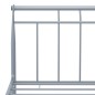 vidaXL Estructura de cama de metal gris 100x200 cm vidaXL Estructura de cama de metal gris 100x200 cm