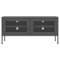 vidaXL Mueble para TV de acero gris antracita 105x35x50 cm