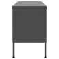 vidaXL Mueble para TV de acero gris antracita 105x35x50 cm