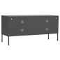 vidaXL Mueble para TV de acero gris antracita 105x35x50 cm