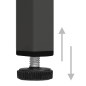 vidaXL Mueble para TV de acero gris antracita 105x35x50 cm