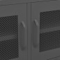 vidaXL Mueble para TV de acero gris antracita 105x35x50 cm