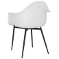 vidaXL Sillas de comedor 2 unidades blancas PP vidaXL Sillas de comedor 2 unidades blancas PP