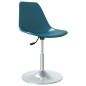 vidaXL Sillas de comedor giratorias 4 unidades PP turquesa vidaXL Sillas de comedor giratorias 4 unidades PP turquesa