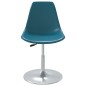 vidaXL Sillas de comedor giratorias 4 unidades PP turquesa vidaXL Sillas de comedor giratorias 4 unidades PP turquesa