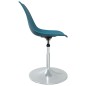 vidaXL Sillas de comedor giratorias 4 unidades PP turquesa vidaXL Sillas de comedor giratorias 4 unidades PP turquesa