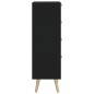 vidaXL Aparador alto con cajones madera contrachapada 40x30x95 cm vidaXL Aparador alto con cajones madera contrachapada 40x30x95 cm