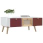 vidaXL Mesa de centro con cajones madera contrachapada 80x40x35,5 cm vidaXL Mesa de centro con cajones madera contrachapada 80x40x35,5 cm