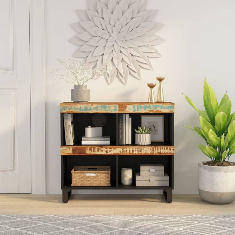 vidaXL Armario auxiliar madera maciza reciclada 85x33x75 cm vidaXL Armario auxiliar madera maciza reciclada 85x33x75 cm