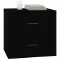 vidaXL Mesita de noche color negro 50x39x47 cm vidaXL Mesita de noche color negro 50x39x47 cm