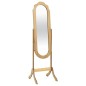vidaXL Espejo de pie madera contrachapada 45,5x47,5x160 cm vidaXL Espejo de pie madera contrachapada 45,5x47,5x160 cm