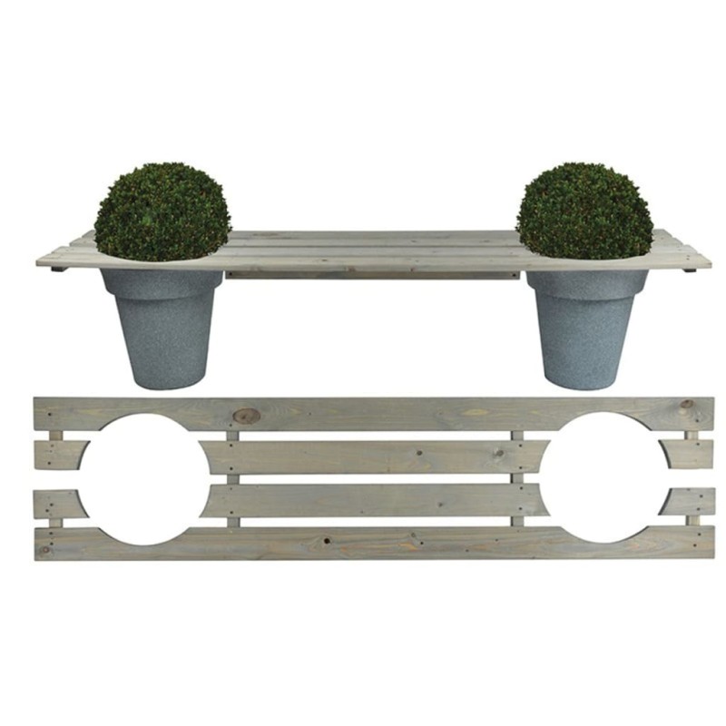 Esschert Design Banco jardinera 180 cm NG71 Esschert Design Banco jardinera 180 cm NG71