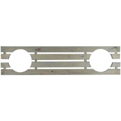 Esschert Design Banco jardinera 180 cm NG71 