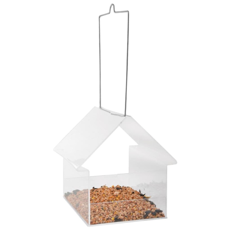 Esschert Design Comedero de pájaros colgante acrílico Esschert Design Comedero de pájaros colgante acrílico