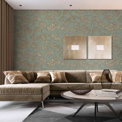 DUTCH WALLCOVERINGS Papel de pared pino verde