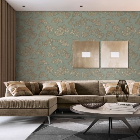 DUTCH WALLCOVERINGS Papel de pared pino verde