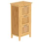 EISL Mueble de cuarto de baño con 3 cajones de bambú 30x42x82 cm EISL Mueble de cuarto de baño con 3 cajones de bambú 30x42x82 cm