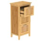EISL Mueble de cuarto de baño con 3 cajones de bambú 30x42x82 cm EISL Mueble de cuarto de baño con 3 cajones de bambú 30x42x82 cm