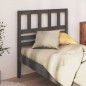 vidaXL Cabecero de cama madera maciza de pino gris 106x4x100 cm vidaXL Cabecero de cama madera maciza de pino gris 106x4x100 cm