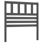 vidaXL Cabecero de cama madera maciza de pino gris 106x4x100 cm vidaXL Cabecero de cama madera maciza de pino gris 106x4x100 cm