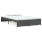 vidaXL Estructura de cama madera maciza gris 120x200 cm vidaXL Estructura de cama madera maciza gris 120x200 cm