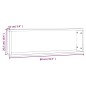 vidaXL Estante cúbico de pared 2 uds madera roble marrón 80x15x26,5 cm vidaXL Estante cúbico de pared 2 uds madera roble marrón 80x15x26,5 cm