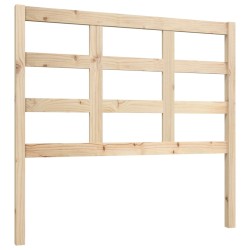 vidaXL Cabecero de cama madera maciza de pino 156x4x100 cm
