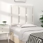 vidaXL Cabecero de cama madera maciza de pino blanco 80,5x4x100 cm vidaXL Cabecero de cama madera maciza de pino blanco 80,5x4x100 cm
