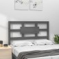 vidaXL Cabecero de cama madera maciza de pino gris 80,5x4x100 cm vidaXL Cabecero de cama madera maciza de pino gris 80,5x4x100 cm