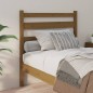 vidaXL Cabecero de cama madera maciza de pino marrón miel 81x4x100 cm vidaXL Cabecero de cama madera maciza de pino marrón miel 81x4x100 cm