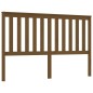 vidaXL Cabecero de cama madera maciza de pino marrón miel 126x6x101 cm vidaXL Cabecero de cama madera maciza de pino marrón miel 126x6x101 cm