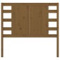 vidaXL Cabecero madera maciza de pino marrón miel 106x4x100 cm vidaXL Cabecero madera maciza de pino marrón miel 106x4x100 cm