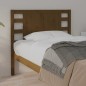 vidaXL Cabecero madera maciza de pino marrón miel 106x4x100 cm vidaXL Cabecero madera maciza de pino marrón miel 106x4x100 cm