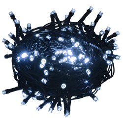 vidaXL Tira de luces 600 LEDs interior exterior IP44 60m blanco frío 