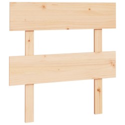 vidaXL Cabecero de cama madera maciza de pino 78,5x3x81 cm